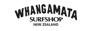 WHANGA SURF SHOP CORE LOGO STICKER - BLACK
