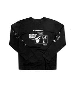 FORMER SHIFTING LS T-SHIRT - BLACK