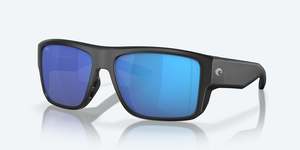 COSTA TAXMAN MATTE BLACK W/ BLUE MIRROR POLARIZED 580G
