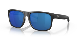 COSTA SPEARO XL MATTE BLACK W/ BLUE MIRROR 580P POLARIZED