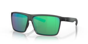 COSTA RINCON BLACK W/ GREEN MIRROR 580G POLARIZED