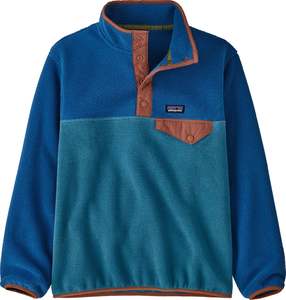 PATAGONIA K'S LW SYNCH SNAP-T P/O - WAVY BLUE