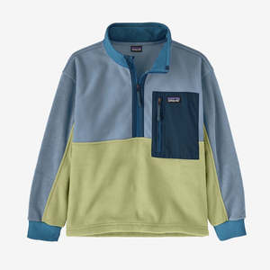 PATAGONIA K'S MICRODINI 1/2 ZIP P/O - LIGHT PLUME GREY