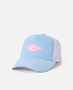 Girls Hats: RIP CURL ICON CORD TRUCKER-GIRL - BLUE