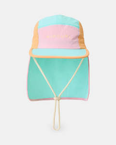 RIP CURL ISLAND DAYS UPF BEACH HAT-GIRL - MULTICO