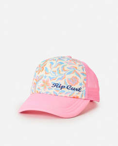 Girls Hats: RIP CURL REVIVAL TRUCKER-GIRL - POWDER PINK