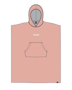 HURLEY KIDS OAO HOODED TOWEL - HLBA LIGHT BAKED APPLE