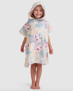 Girls Hooded Towels: BILLABONG ISLAND DREAM HOODY TOWEL - YELLOW