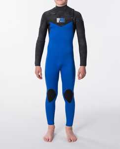 RIP CURL JNR.D/PATROL 3.2GB C/ZIP STEAMER - 0107 BLACK/BLUE