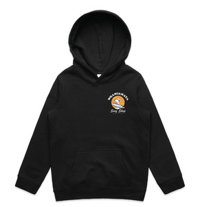 Boys Steamers: WHANGAMATA SURF SHOP BOYS SURF DOG HOOD - BLACK