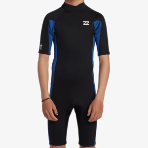 Boys Spring Suits: BILLABONG KIDS 202 FOIL BZ SS SPRING - MID BLUE