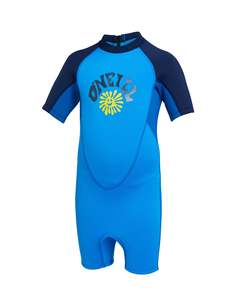 Boys Spring Suits: ONEILL BOYS TODDLER REACTOR BZ SS SPRING 2MM - BRIGHT BLUE/ULTRA BLUE