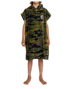 Boys Hooded Towel: ONEILL BOYS MISSION CHANGE TOWEL - CAMO