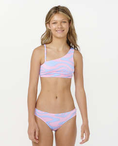 Girls Bikinis: RIP CURL SUN SOL COSMIC BIKINI-GIRL - MID BLUE