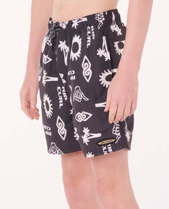 RIP CURL ISLAND PARADISO VOLLEY-BOY - WASHED BLACK