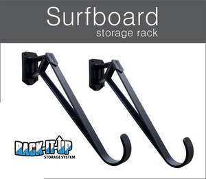 Surfboard Storage Racks: RACK IT UP SURFBOARD STORAGE 45 DEGREE ANGLE