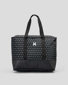 Womens Beach Bags: HURLEY BEACH TOTE - BLACK