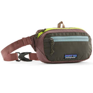Womens Backpacks: PATAGONIA ULTRALIGHT BLACK HOLE MINI HIP PACK - PATCHWORK: PINE NEEDLE GREEN