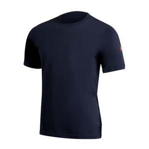 FLORENCE AIRTEX SHORT SLEEVE SHIRT - NAVY