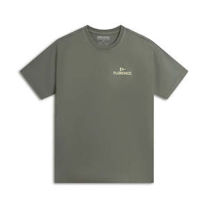 FLORENCE CREW T-SHIRT - DARK SAGE