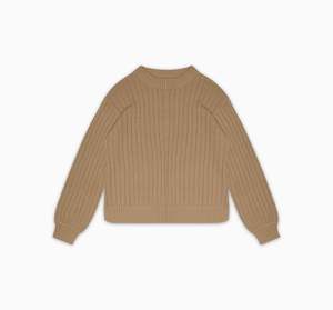 Womens Knitwear: HURLEY LANE WAY RIB KNIT - TRENCH COAT