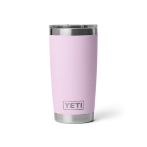 Drinkwear: YETI RAMBLER 20OZ (591ML) TUMBLER W/ MAG SLIDER LID - CHERRY BLOSSOM