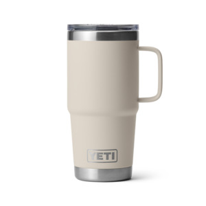 YETI RAMBLER 20OZ (591ML) TRAVEL MUG - CAPE TAUPE