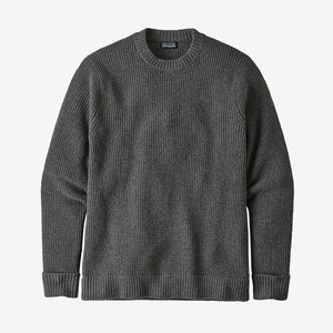 PATAGONIA MEN'S RECYCLED WOOL SWEATER - HEX GREY