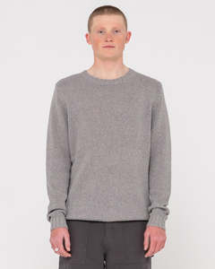 Mens Knitwear: RUSTY MAGNUSON CREW NECK KNIT - OGY