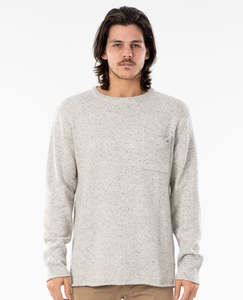 RIP CURL NEPS CREW - GREY MARLE