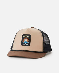 Boys Hats: RIP CURL TUBE TOWN TRUCKER-TODDLER - KHAKI