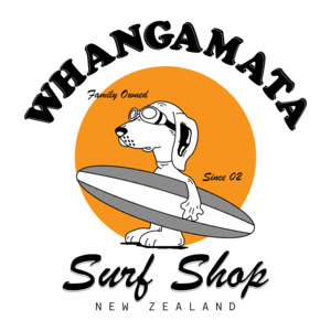 WHANGAMATA SURF SHOP SURF DOG STICKER