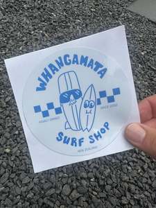 Stickers: WHANGAMATA SURF SHOP SURF DUDES STICKER