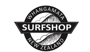 Stickers: WHANGA SURF SMALL STICKER - BLACK/WHITE
