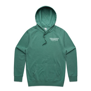 WHANGAMATA SURF MENS BUBBLE LOGO HOOD - FADED TEAL