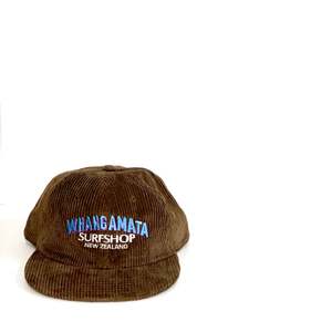 Whangamata Surf Caps: WHANGA SURF CORD CAP - BROWN