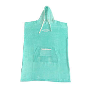 WHANGAMATA SURF SHOP HOODED TOWEL - MINT