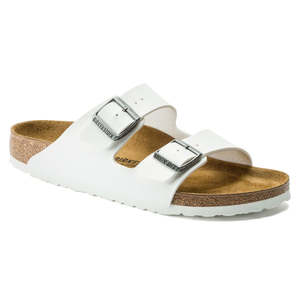 BIRKENSTOCK ARIZONA BIRKO-FLOR (NARROW) - WHITE