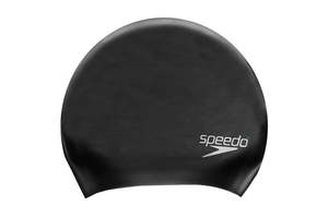 SPEEDO LONG HAIR CAP - BLACK