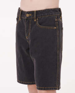 RIP CURL HYPED UP DENIM WALKSHORT-BOY - WASHED BLACK