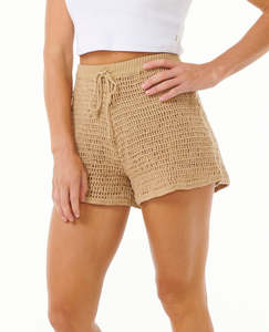 Sale: RIP CURL SOLEIL CROCHET SHORT - TAUPE