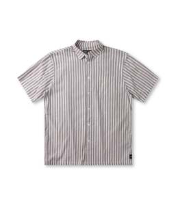 FORMER REYNOLDS STRIPE SS SHIRT - CHOC