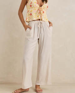 RHYTHM AIRLIE BEACH PANT - IVORY