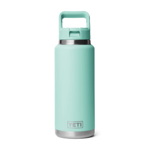 YETI RAMBLER 36OZ (1065ML) BOTTLE W/ STRAW CAP - SEAFOAM