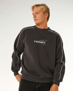 RIP CURL INNER VISIONS PIPE CREW WASHED BLACK