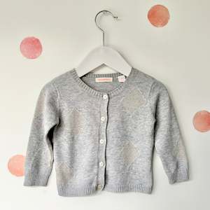 Cosy Winter Knits: Country Road Glitter Cardigan, 6-12m