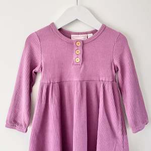 La Sienna Ribbed Dress, Size 1