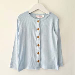 La Sienna Ribbed Cardigan, Size 5