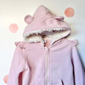 Jumpers Cardigans: Pumpkin Patch Sherpa Hoodie, 12-18m