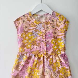 Cotton On Retro Floral Playsuit, Size 4